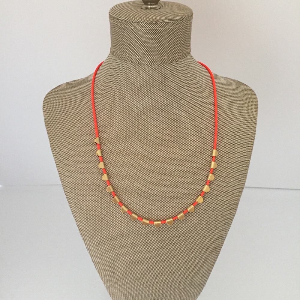 India Hicks Flamingo Orange Sea Cord Necklace